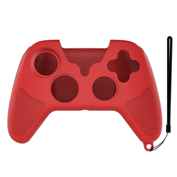 Sony PlayStation 5 - PS5 V2 silikondeksel med stropp - Rød Red