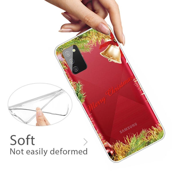 Julfodral till Samsung Galaxy A03s - Julklocka multifärg