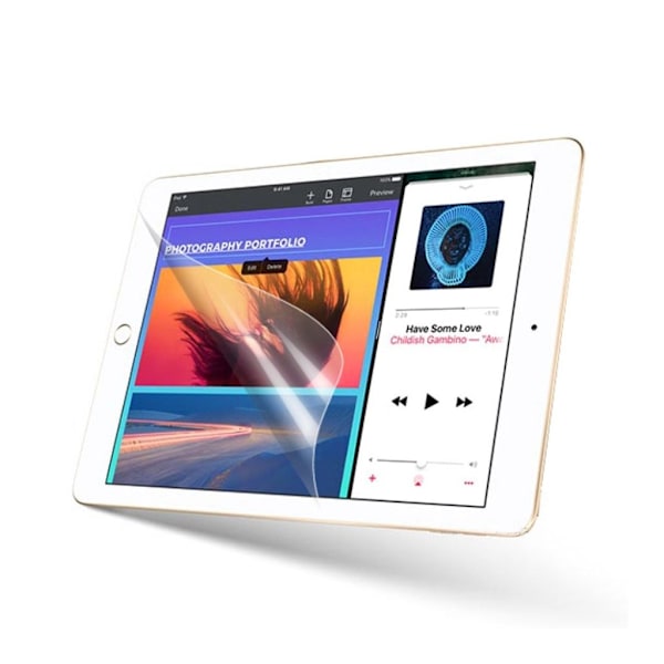iPad (2017) ultra klar LCD-skärmskydd Transparent