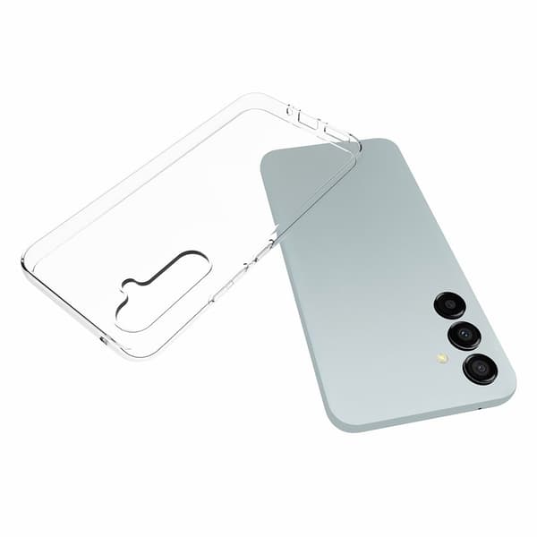 Erittäin ohut läpinäkyvä kotelo Samsung Galaxy A54:lle Transparent