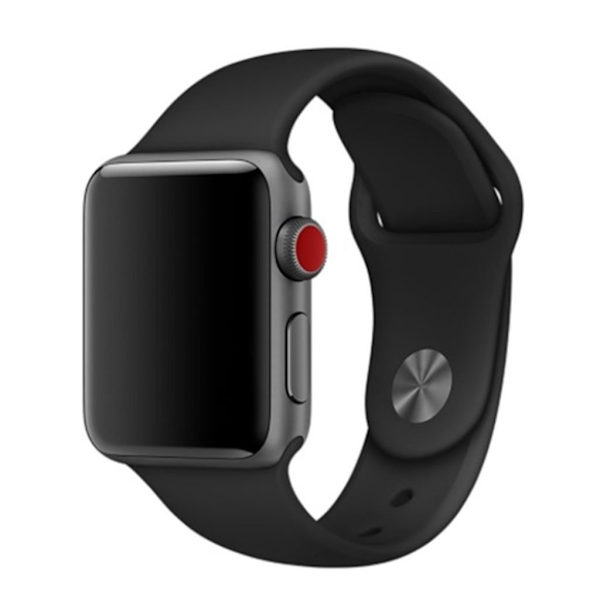 Apple Watch Series 4 44mm silikone Urrem - Sort Black