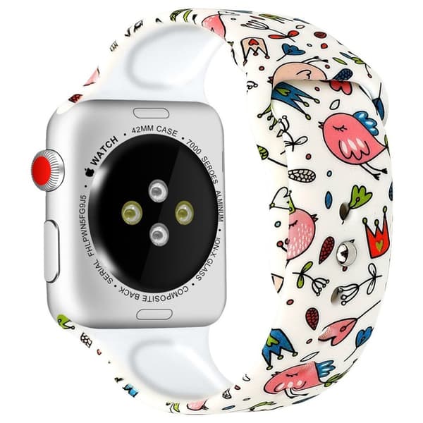 Apple Watch Series 4 44mm -kellon ranneke - Tyyli A Multicolor