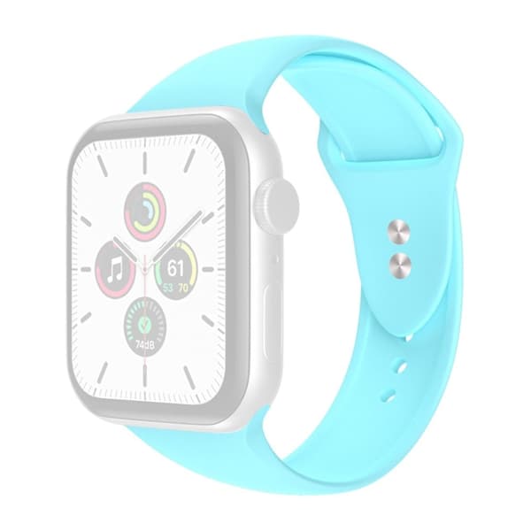 Apple Watch Series 8 (41mm) enkel silikone-urrem - Himmelblå Blue