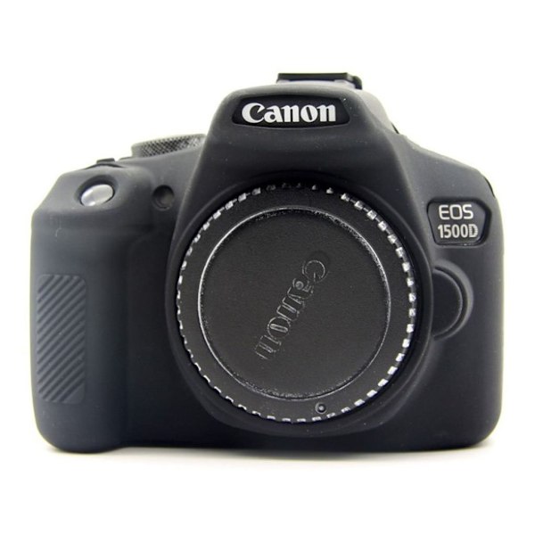 Canon EOS 1300D 1500D kameraskydd silikon - Svart Svart