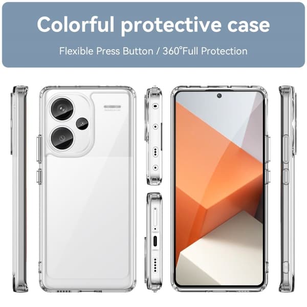 Xiaomi Redmi Note 13 Pro Plus smart telefonskal i akryl - Transparent Transparent