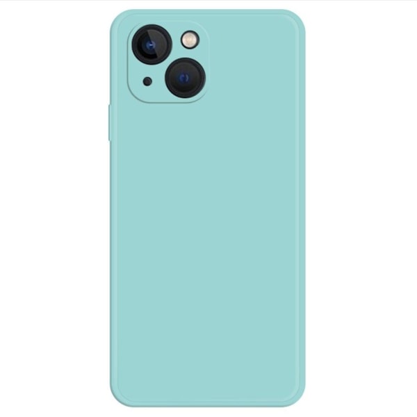 Viistetty pudotusta estävä kumipäällysteinen suojus iPhone 14:lle - Syaani Green