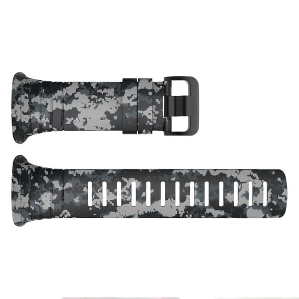 Suunto Core kamouflageklockarmband i silikon - Grå Silvergrå
