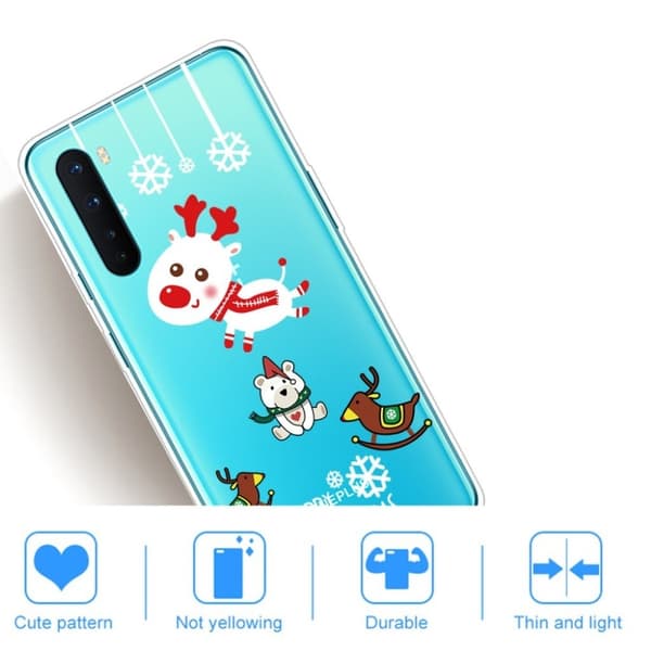 OnePlus Nord-etui til jul - Elg Og Bjørn White