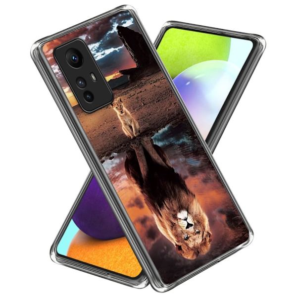 Deco Xiaomi Redmi Note 12S deksel - Løve Brown