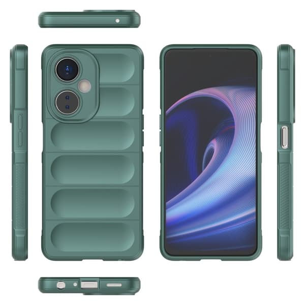 Blødt grebsformet cover til OnePlus Nord CE 3 Lite - Grøn Green