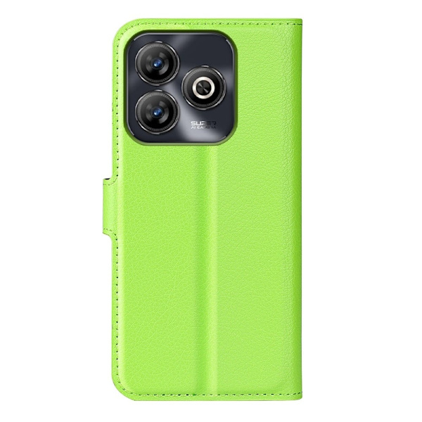 Klassisk ZTE Blade A75 flip etui - Grøn Green