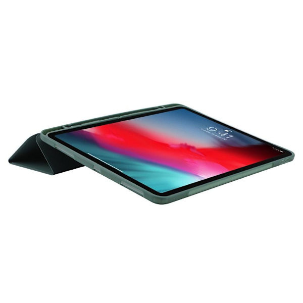iPad Pro 12.9 (2022) / (2021) / (2020) kolminkertainen nahkakotelo - Mustanvihreä Green