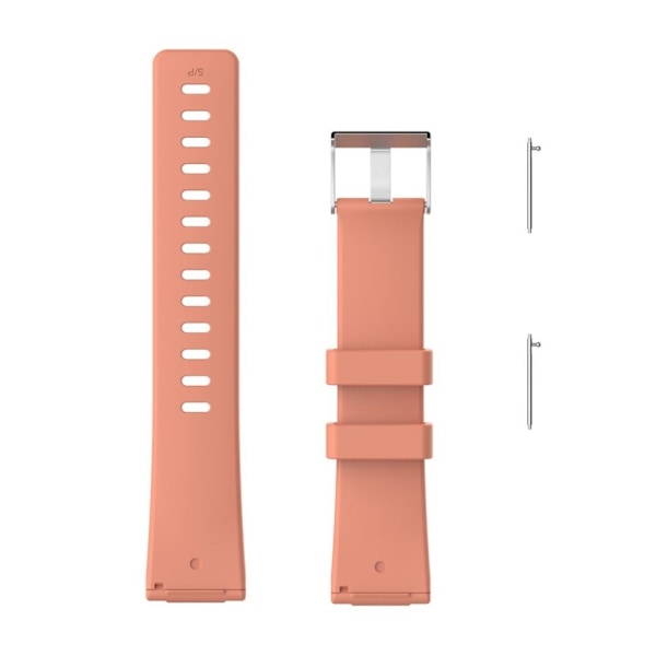 Fitbit Versa blød TPE urrem - Størrelse: L / Rose Guld Multicolor