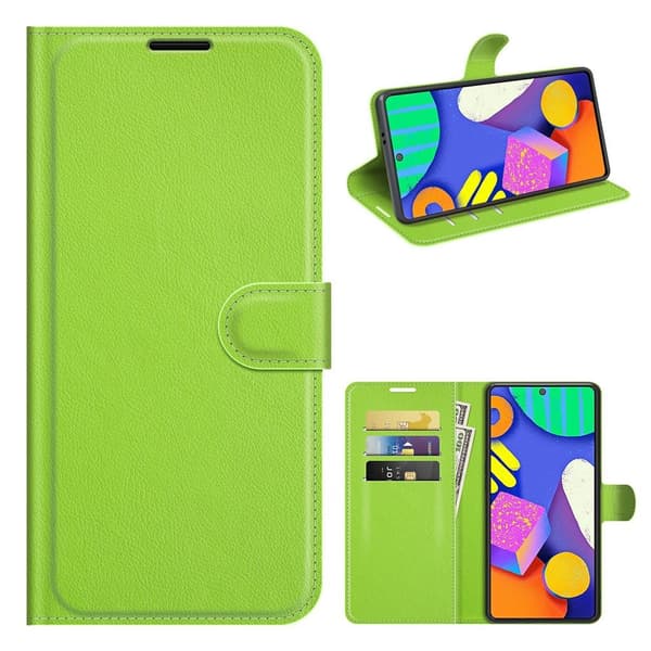 Classic Samsung Galaxy F62 fodral - Grön Grön