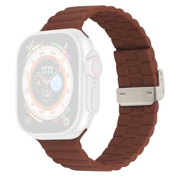 Apple Watch Series 9 41 mm silikonarmband - Brun Brun