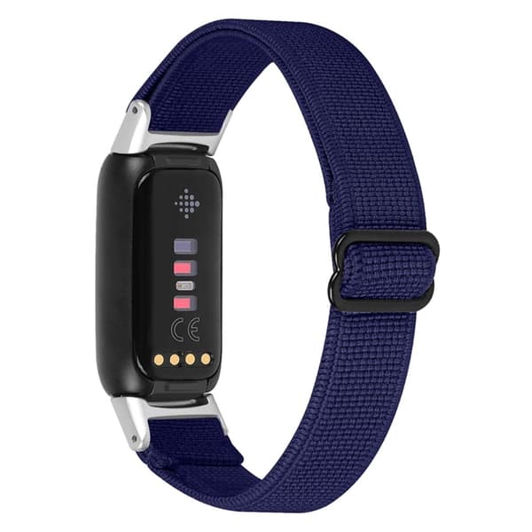 Fitbit Luxe klockarmband i nylon - Mörkblå Blå