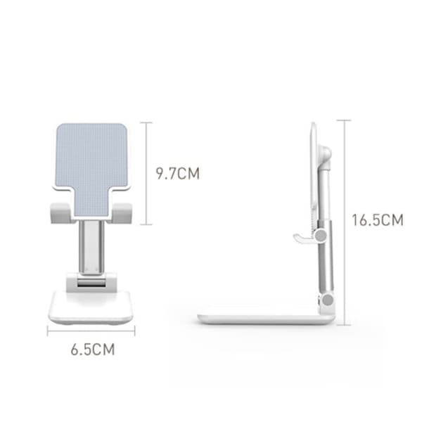 Universal telefonholder til skrivebordet - Hvit White