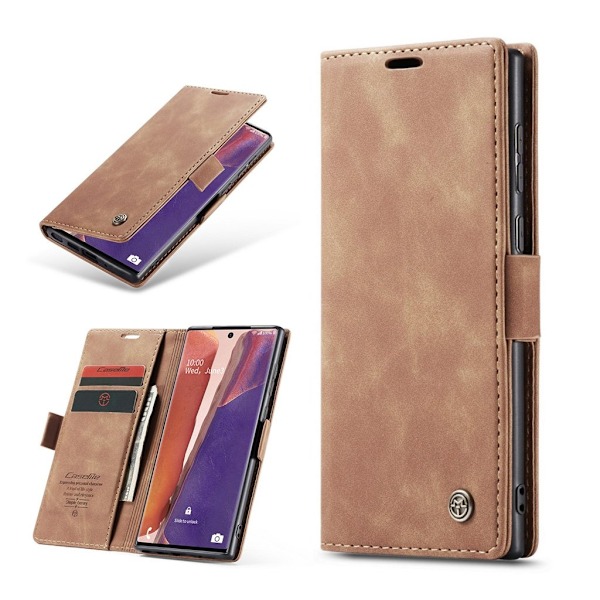 CaseMe vintage Samsung Galaxy Note 20 Ultra fodral - Brun Brun