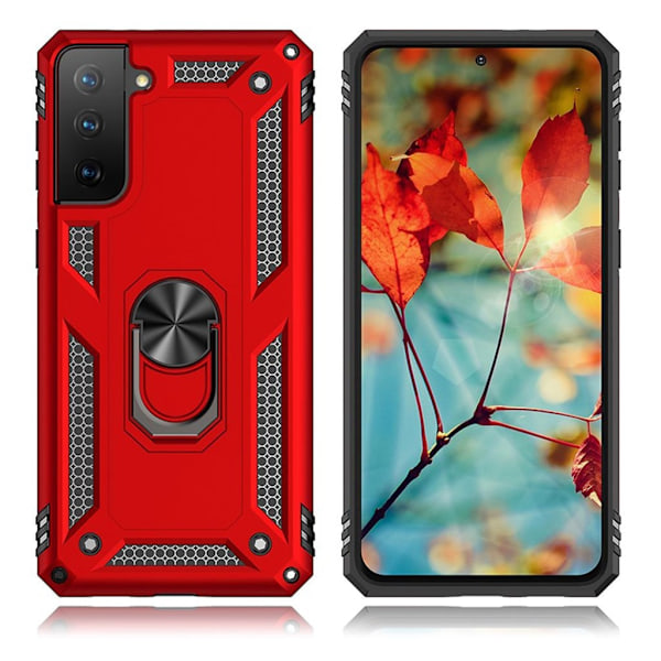 Bofink Combat Samsung Galaxy S21 FE Suojakotelo - Punainen Red