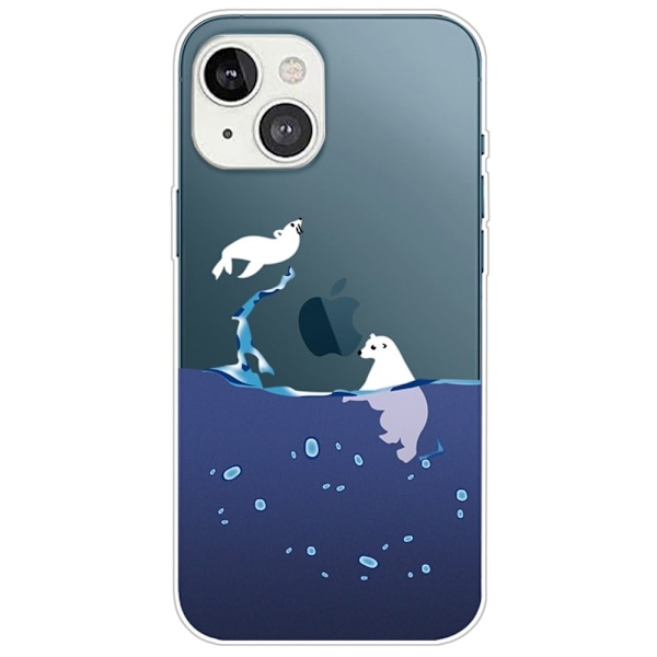 Deco iPhone 14 Plus kotelot - Jääkarhut Blue