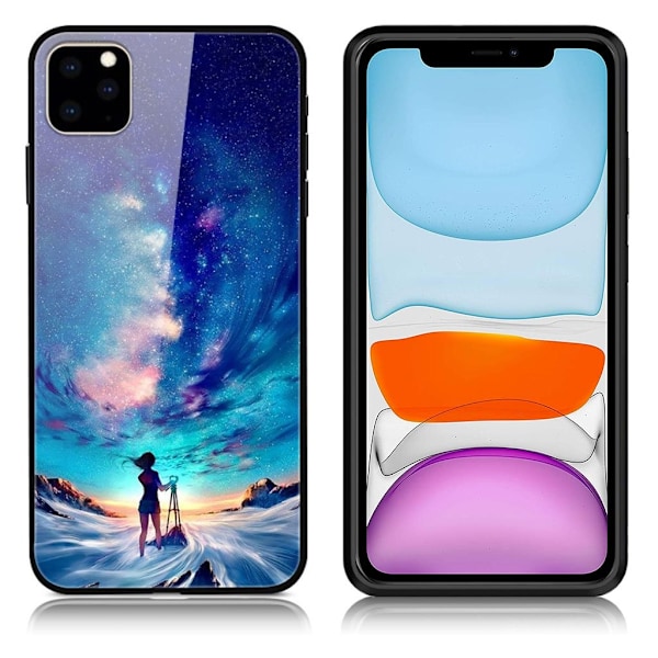 Fantasy iPhone 11 cover - Astronomisk Pige Multicolor