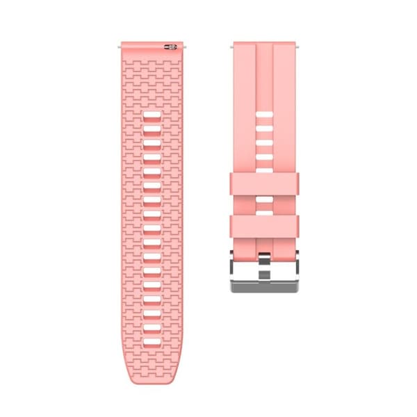 22 mm Huawei Watch GT klockarmband i silikon - Rosa Rosa