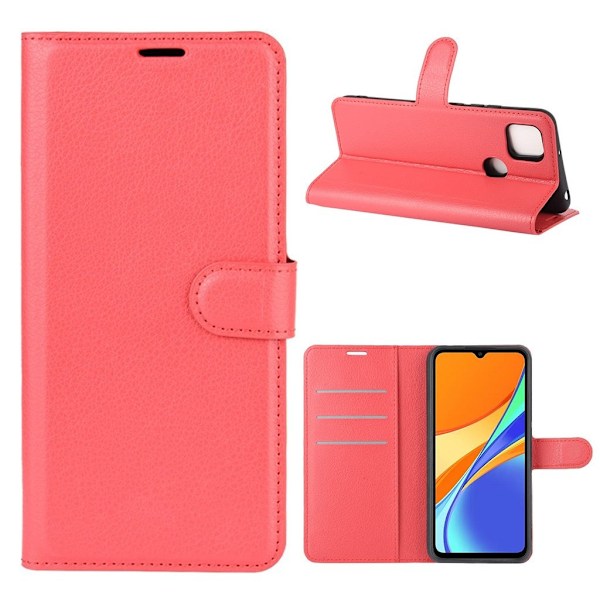Classic Xiaomi Redmi 9C Flippetui - Rød Red