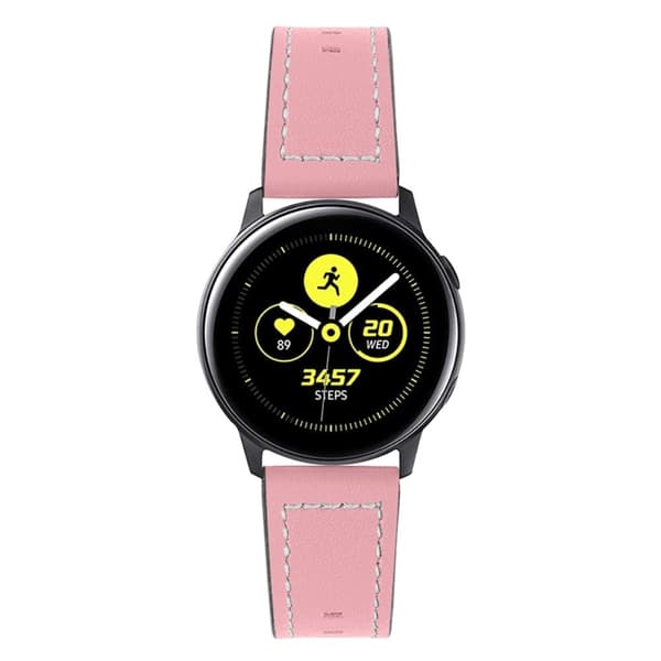 Ticwatch GTX / Pro lehmännahkainen kellonhihna - Pinkki Pink