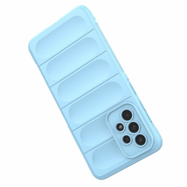 Blødt grebsformet cover til Samsung Galaxy A73 - Blå Blue