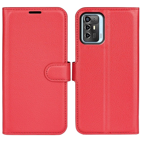 Classic ZTE Blade A72 Läppäkotelo - Punainen Red