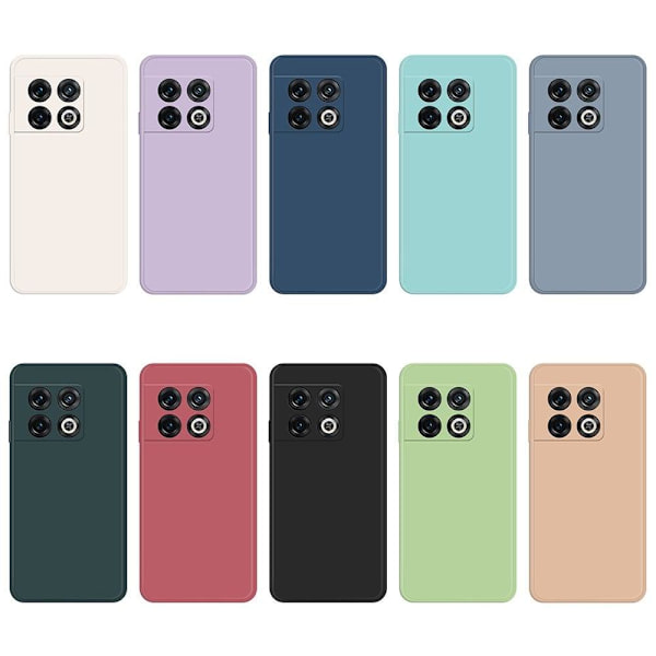 Skråt anti-drop gummibelagt cover til OnePlus 10 Pro - Rød Red