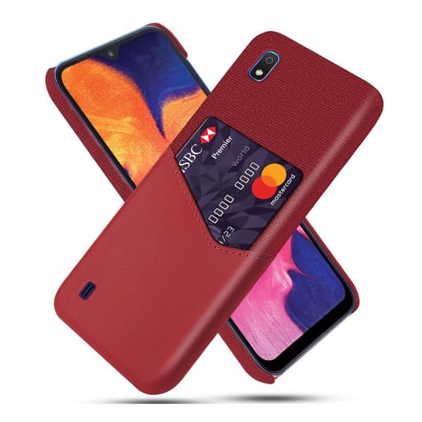 Bofink Samsung Galaxy A10 Kort Deksel - Rød Red