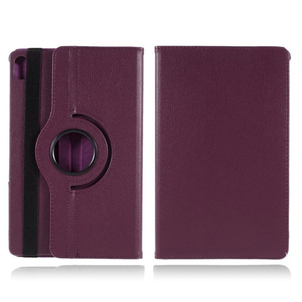 Lenovo Tab P11 360 degree rotatable leather case - Purple Purple