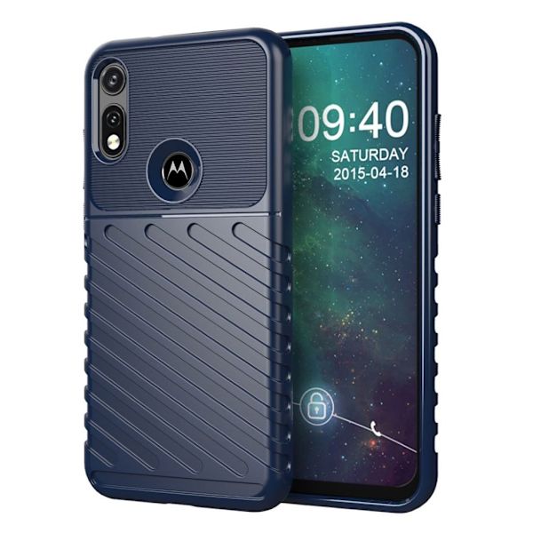 Thunder Motorola Moto E (2020) Etui - Blå Blue
