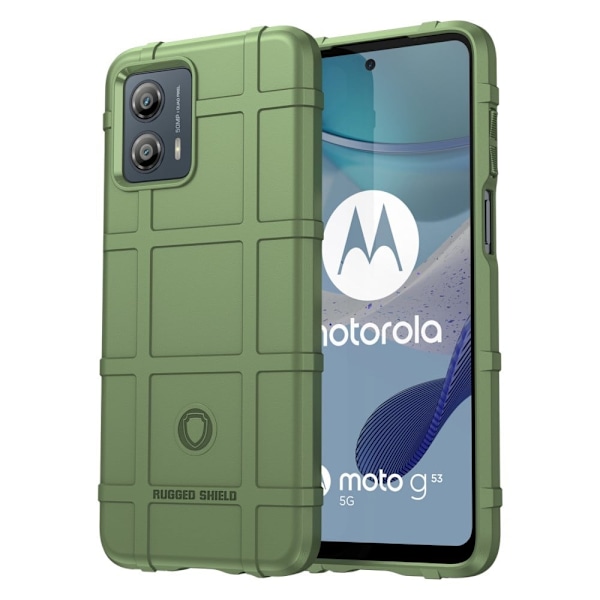 Rugged Shield Motorola Moto G53 skal - Grön Grön