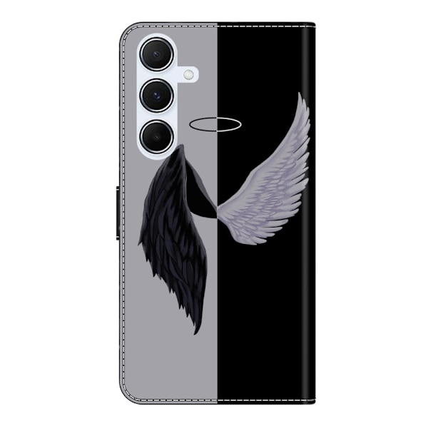 Wonderland Samsung Galaxy A16 flip etui - Sort / Sort Black
