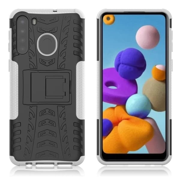 Offroad veske - Samsung Galaxy A21 - Hvit White