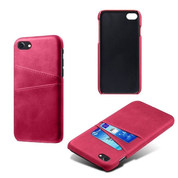 iPhone SE 2020 / iPhone 7 / iPhone 8 skal med korthållare - Rosa Rosa