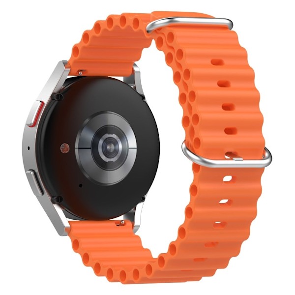 20 mm universal klockarmband i silikon - Orange Orange