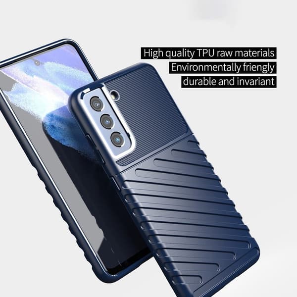 Thunder Samsung Galaxy S21 FE kotelo - sininen Blue