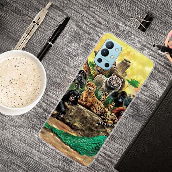 Deco Oneplus 9r Etui - Dyr Multicolor