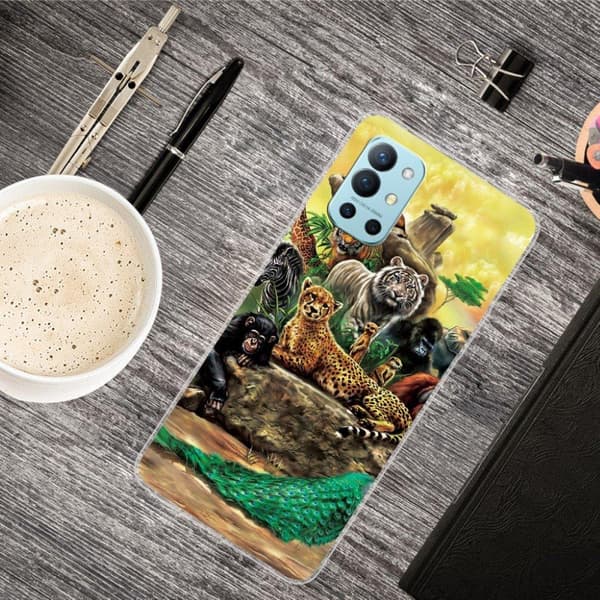 Deco OnePlus 9R skal - Djur multifärg