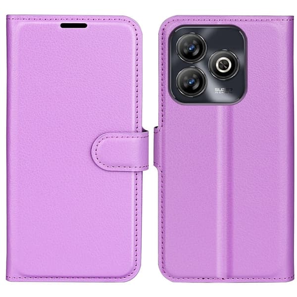 Classic ZTE Blade A75 flip etui - Lilla Purple