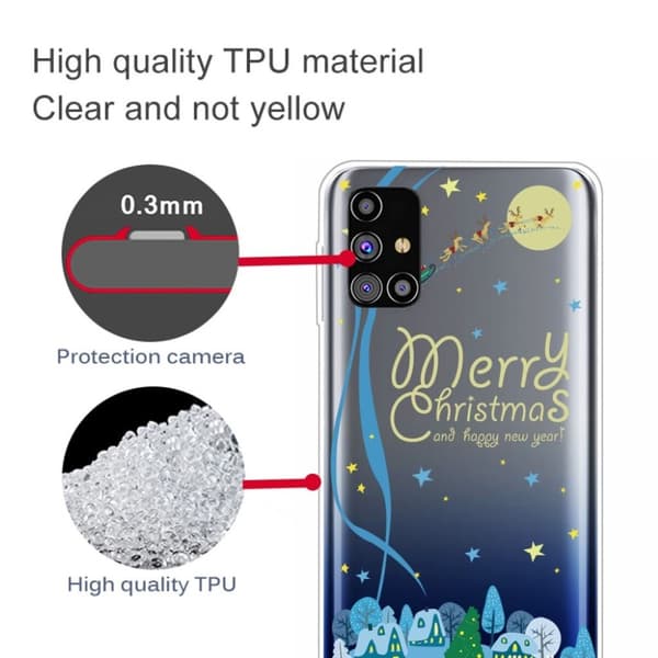 Juleveske til Samsung Galaxy M51 - Julaften Multicolor