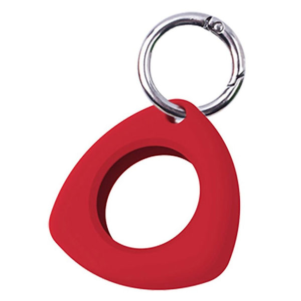 AirTags trekantsilikoneovertræk - Rød Red