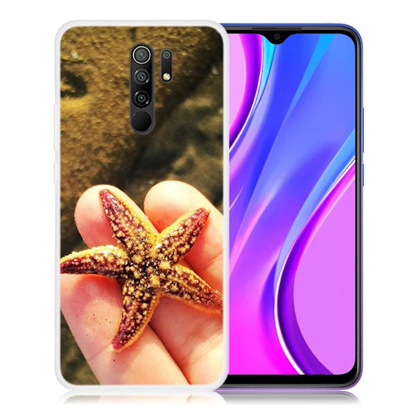 Deco Xiaomi Redmi 9 Etui - Søstjerne Multicolor