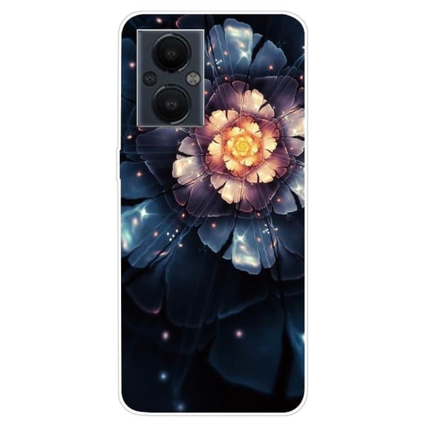 Deco OnePlus Nord N20 5G Etui - Farverig Pæon Blue