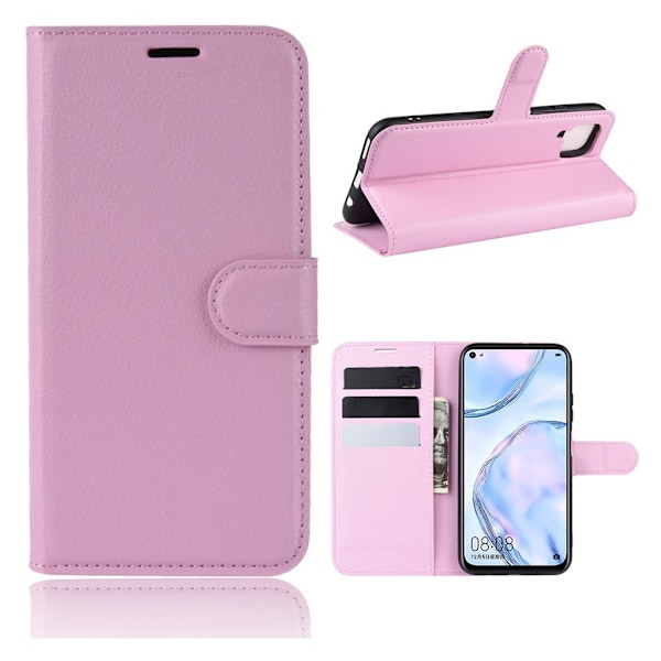 Classic Huawei P40 Lite / Nova 6 SE etui - Lyserød Pink