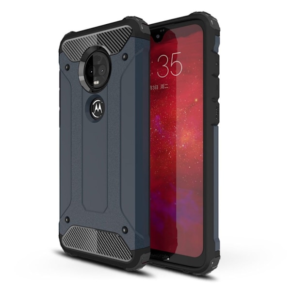 Armour Guard Motorola Moto G7 Plus kuoret - Tummansininen Blue