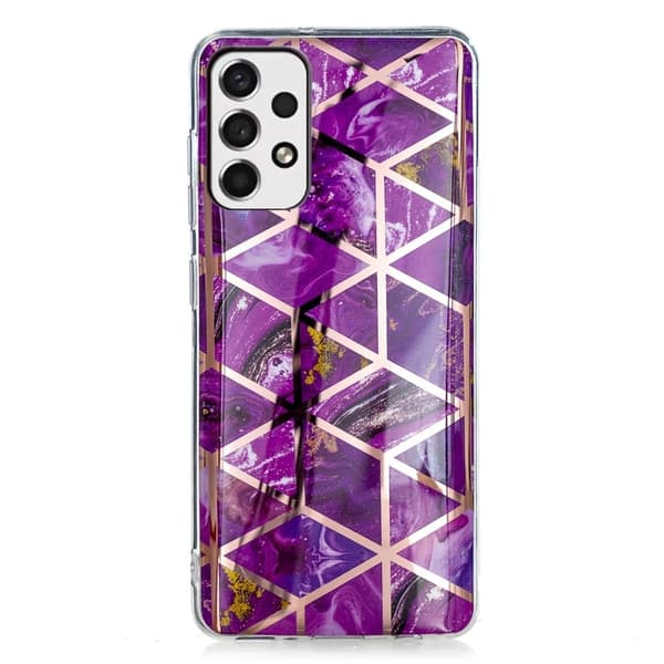 Marble Samsung Galaxy A33 5G Suojakotelo - Violetti Purple